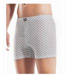 شورت باکسر جلو باز  نخی  طرح دار  oztas( اوزتاش اورجینال ) کد 1113