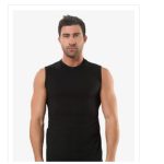 زیرپوش حلقه ای یقه گرد کیپ نخی مشکی oztas( اوزتاش اورجینال ) کد 1041