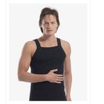 زیرپوش یقه خشتی نخی مشکی oztas( اوزتاش اورجینال  ) کد 1029